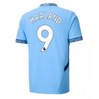 Billiga Manchester City Erling Haaland #9 Hemma fotbollskläder 2024-25 Kortärmad